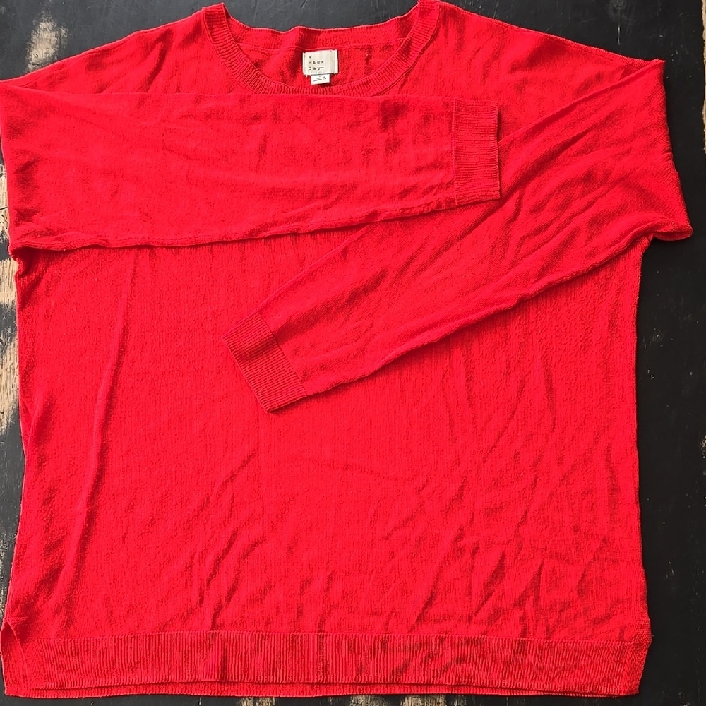 Vibrant Red Sweater
